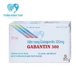 Gabantin 300 - Thuốc điều trị hỗ trợ động kinh cục bộ